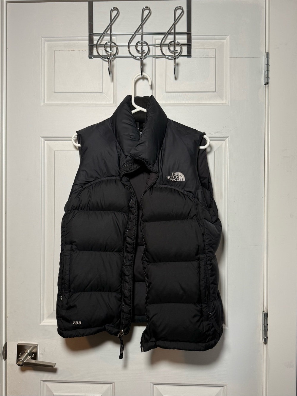The North Face Black 700 Down Vest